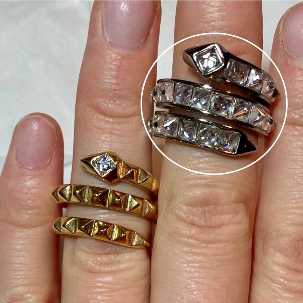Silver Henri Bendel Snake Ring
